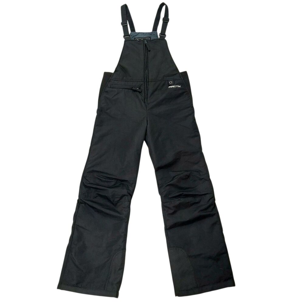 Arctix Snow Bib Pants Youth Large Black Insulated Ski Overall Winter Outdoor